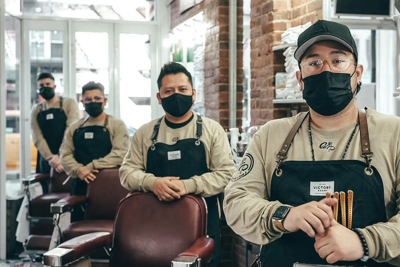 Groomers & Pomade barber team
